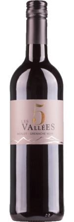 Les 5 Vallees Merlot/Grenache VdF 2022